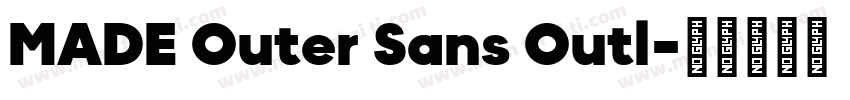 MADE Outer Sans Outl字体转换